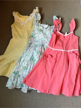 Janie and Jack beautiful set of dresses